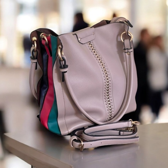 Color Block Side 2 in 1 Hobo MH-D0461 - Picture 6 of 14